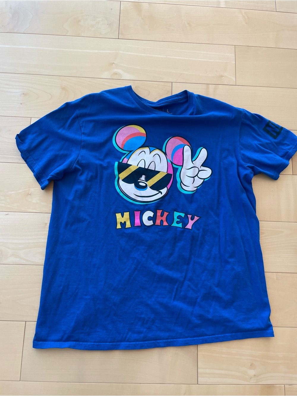 Disney x Neff Mickey Mouse T-Shirt – Men’s Blue Size Large, Unisex, Disneyland